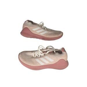 Adidas PureBOOST GO Women's Running Shoes Pink White Size 7.5 Athletic‎ Sneakers